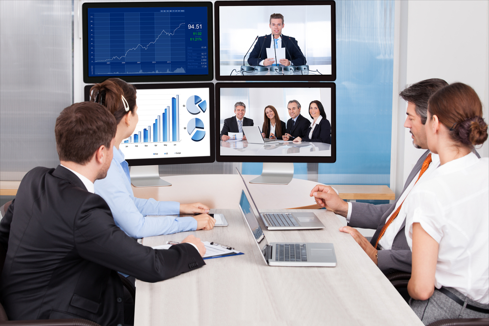 People Using a Conference Room