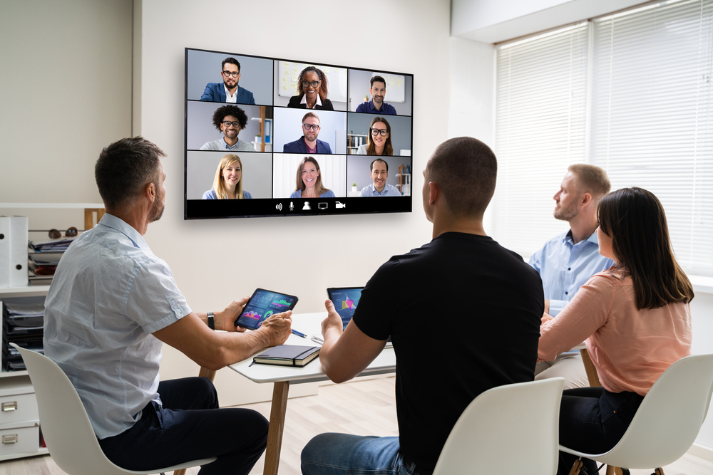 People sitting in a conference room